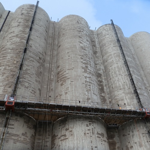 EBS Reparatie silo's Rotterdam